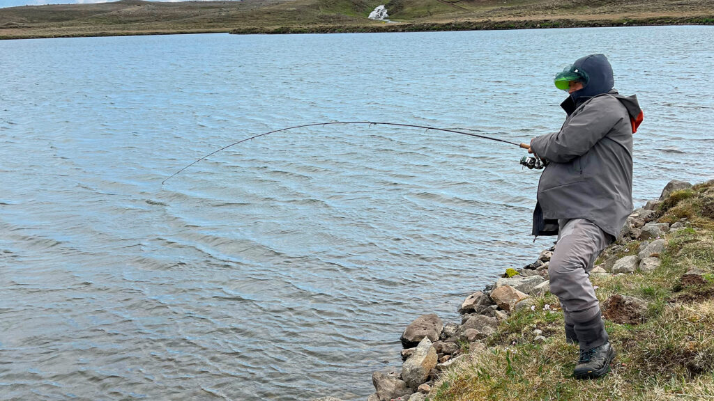 Fiskelodge guide Mads Christiansen på island